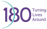 180 Turning Lives Around Logo